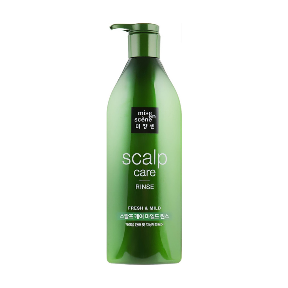 Зміцнювальний кондиціонер для волосся Mise En Scene Scalp Care Rinse для чутливої шкіри голови, з екстрактом імбиру, 680 мл
